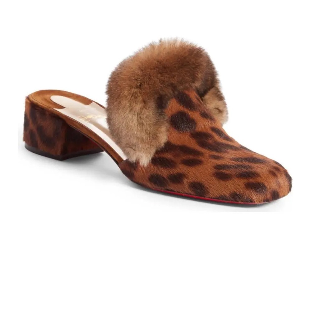 Christian Louboutin Boudiva Leopard Mule